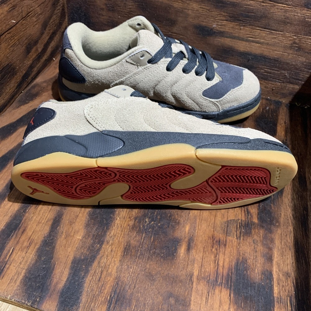 Jordan Session GS Khaki Anthracite Gum Brown Boys 6Y Women`s 7.5 IB5679-200 - Picture 7 of 8